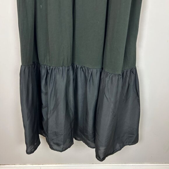 NEW Pure DKNY Cotton & SIlk Tank Maxi Dress Minimalist Size Medium Women's - Picture 2 of 4